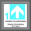 Högt tillväxtindex under 2013